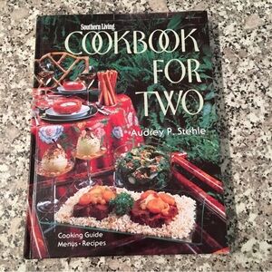 Cookbook For Two Southern Living Oxmoor House hardcover cooking couples food
